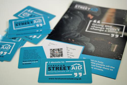 Fareham Street Aid Donation Card 