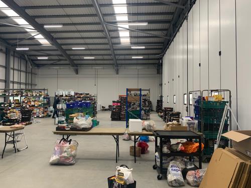 Fareham's food distribution centre