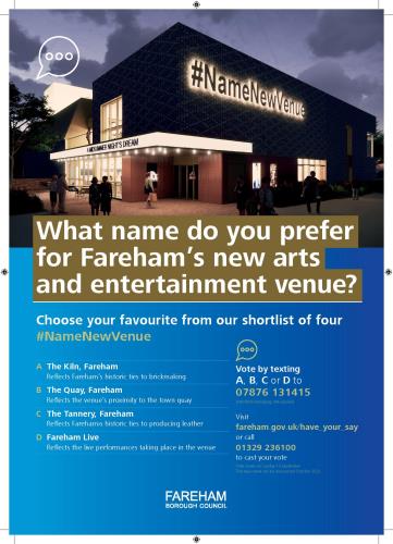 Have your say for the new name of Ferneham Hall