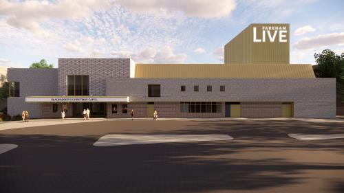 Artists impression of how the new venue could look