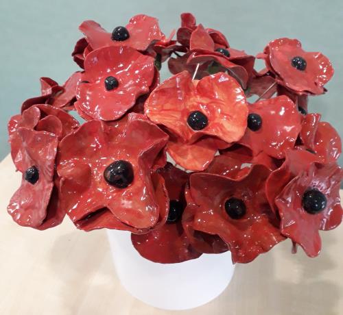 Ceramic Poppies 