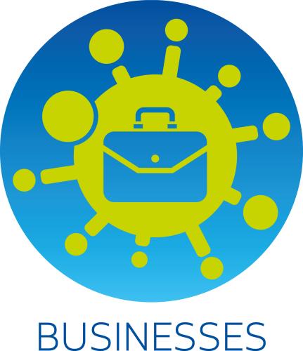 Coronavirus business icon