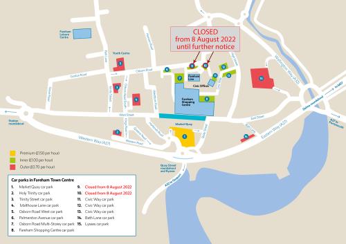 Fareham Parking Map