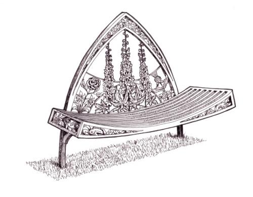 King Charles III Coronation Bench