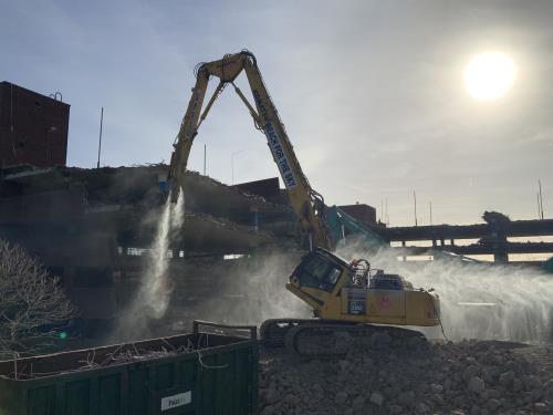 Osborn Road Multi Storey Car Park Demolition 