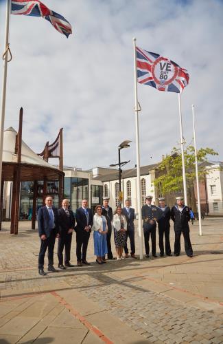 VE DAY FLAG