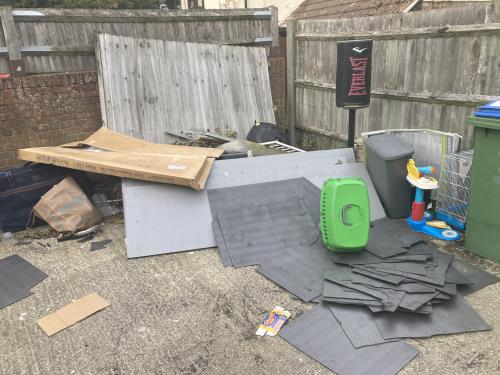 Fly tipping example